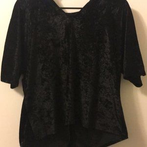 Velvet Crop Top